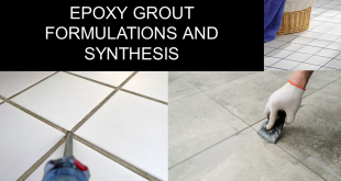 Epoxy grout formulation synthesis and applications