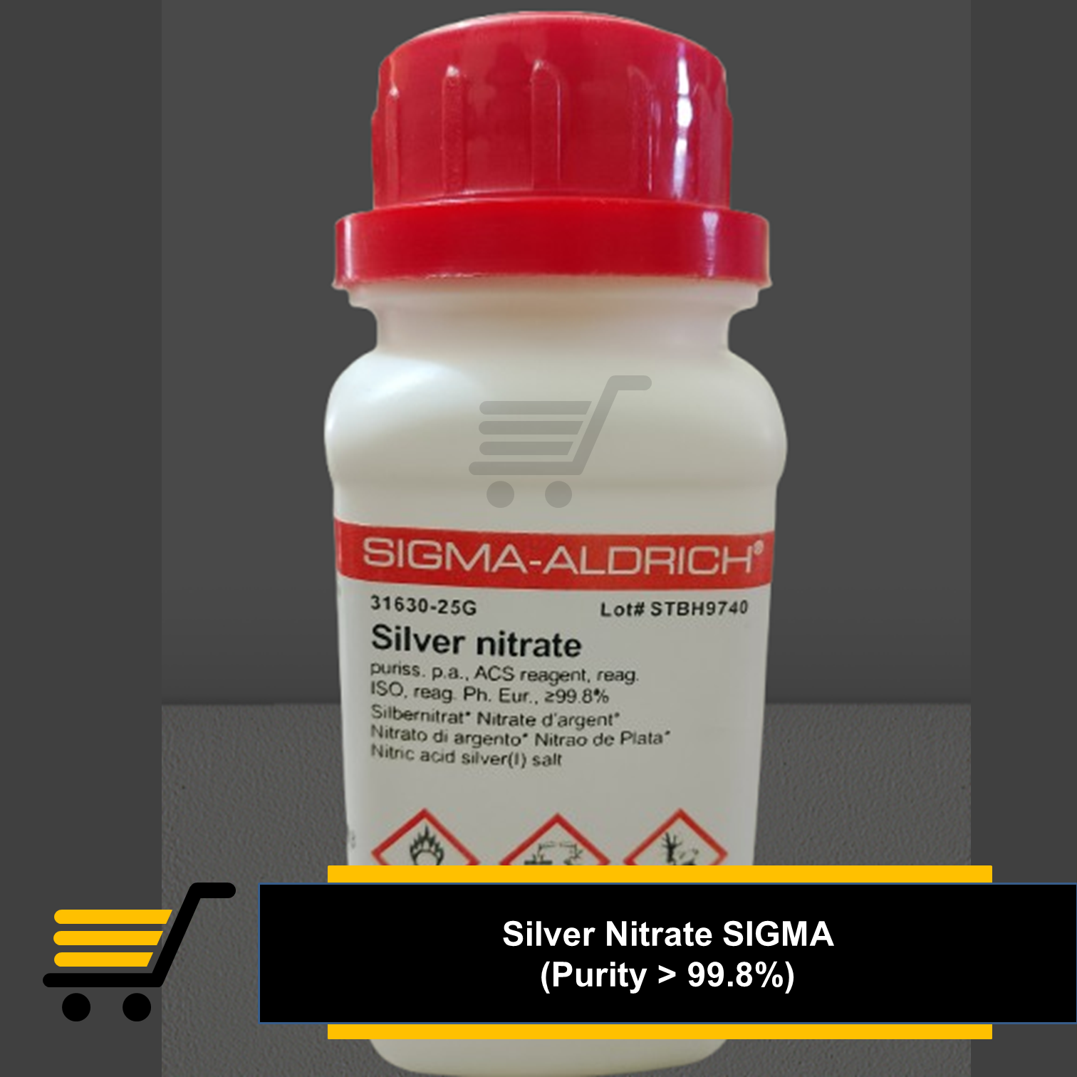 Silver Nitrate Sigma Aldrich >99.8% – High Purity Reagent Grade Chemical