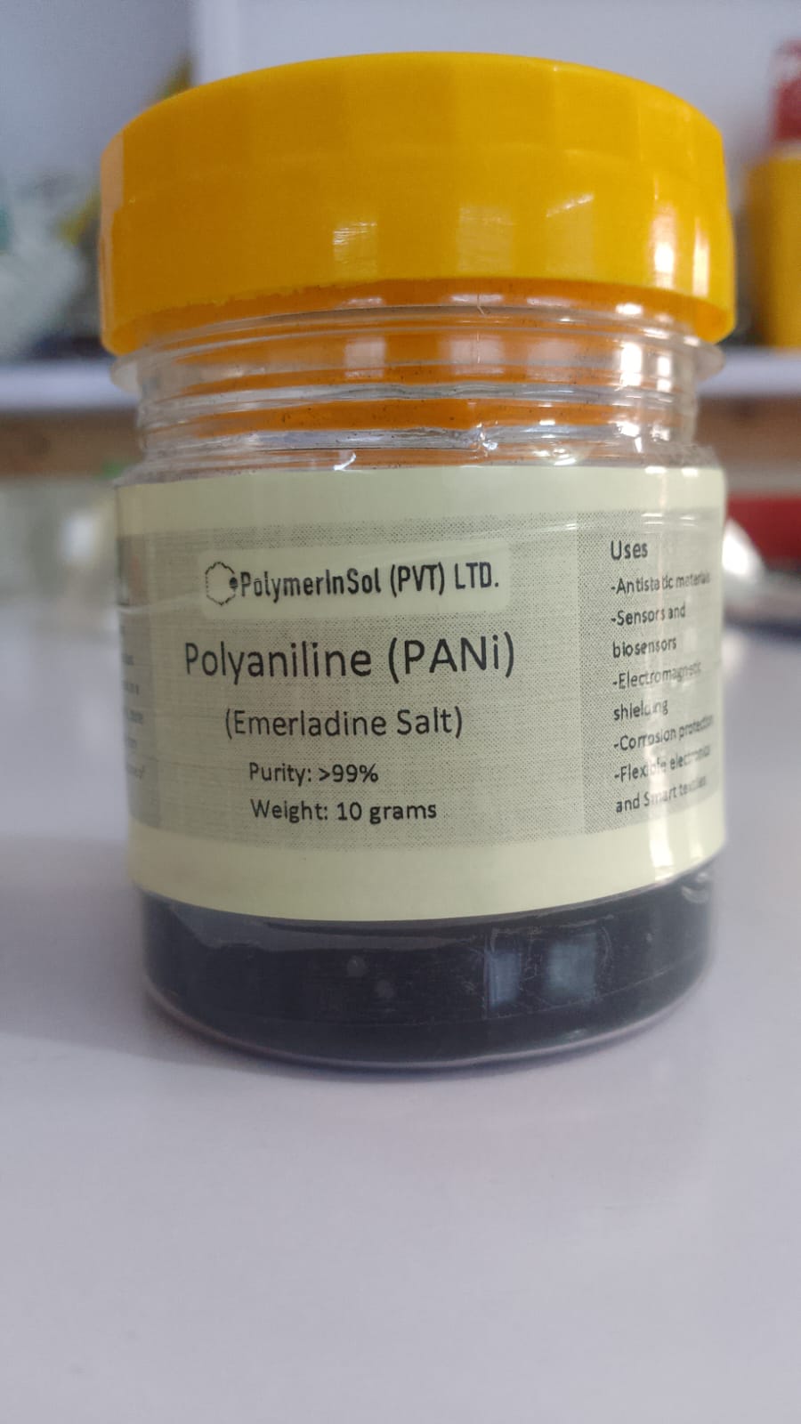 Polyaniline (PANi) emerladine salt in Pakistan